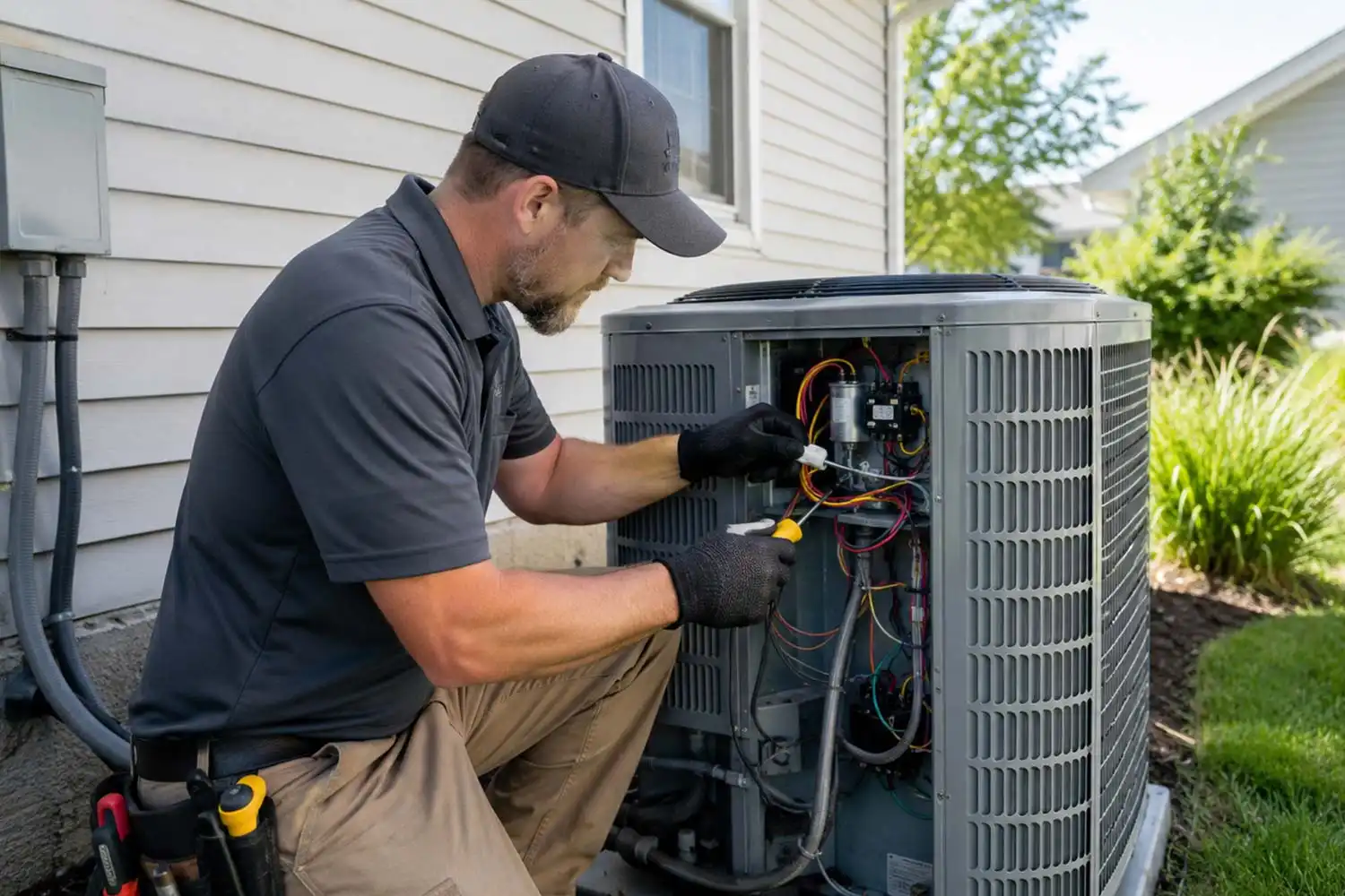 AC capacitor and thermostat diagnosis for unit not turning on in Central NJ