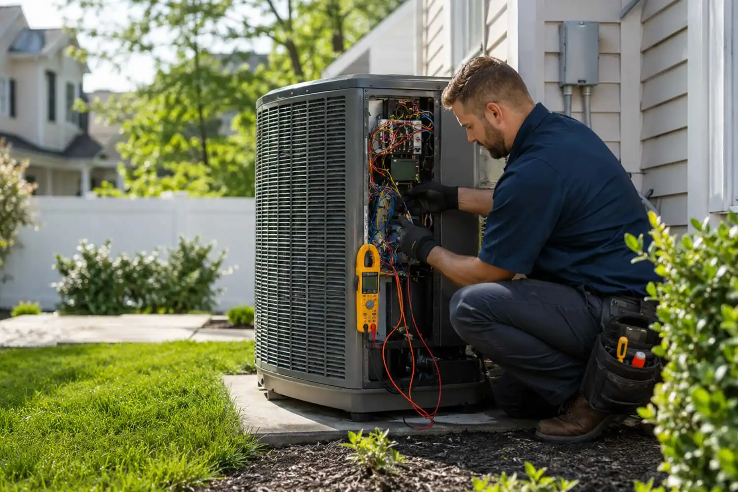 AC cooling problem diagnosis — refrigerant leak and coil inspection in Central NJ