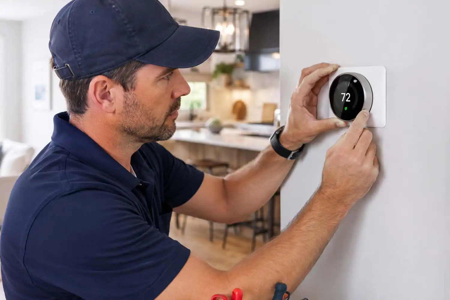 Thermostat wiring and connection diagnosis — short cycling and power loss fix in Central NJ